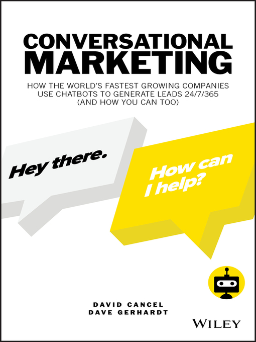 Title details for Conversational Marketing by David Cancel - Available